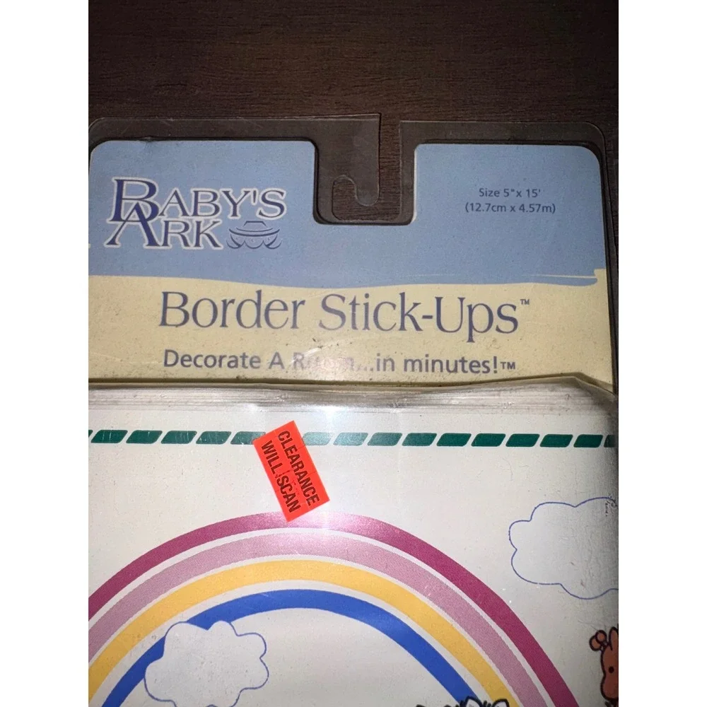 Priss Prints Babys Ark Border Stick-Ups Noahs Ark Nursery Decor 42346 Lot of 3‎